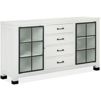 Magnussen Harper Springs Buffet in Silo White