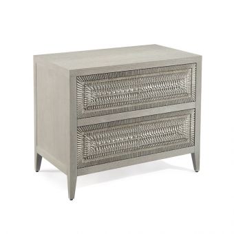 John Richard Cosmos Two-Drawer Nightstand - (Quick Ship)