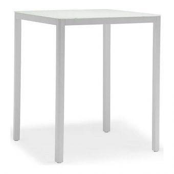 Couture Jardin Ella Square Bar Table, White