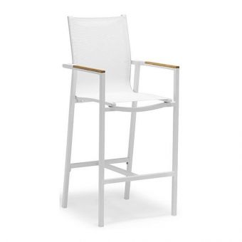 Couture Jardin Ella Bar Stool, White