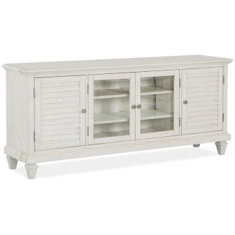 Magnussen Newport TV Console in Alabaster