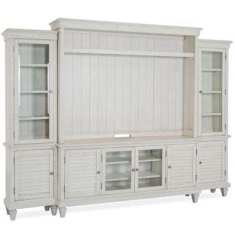 Magnussen Newport Entertainment Wall in Alabaster