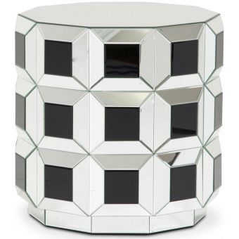 AICO Michael Amini Montreal Round End Table 1737