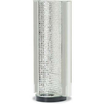AICO Michael Amini Montreal Mirrored Candle Holder