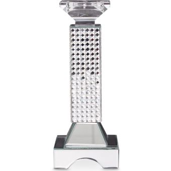 AICO Michael Amini Montreal Facet Candle Holder, Small