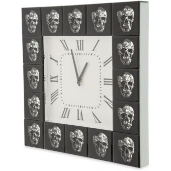 AICO Michael Amini Montreal Square Clock 5037