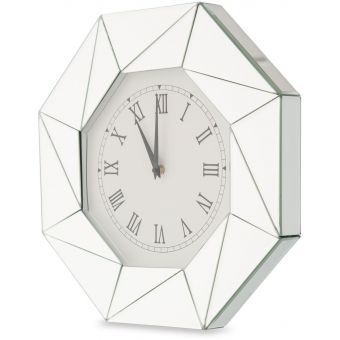 AICO Michael Amini Montreal Octagonal Clock 5040