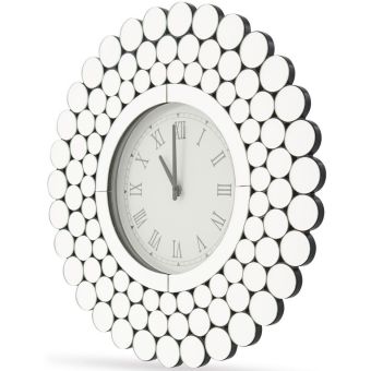 AICO Michael Amini Montreal Round Clock 5052