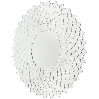 AICO Michael Amini Montreal Round Wall Mirror 8525