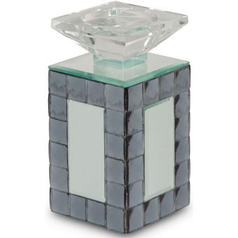 AICO Michael Amini Montreal Mirrored Candle Holder Small (6/Pack)