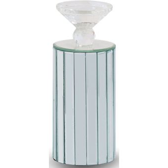 AICO Michael Amini Montreal Barrel Mirrored Candle Holder (6/Pack)