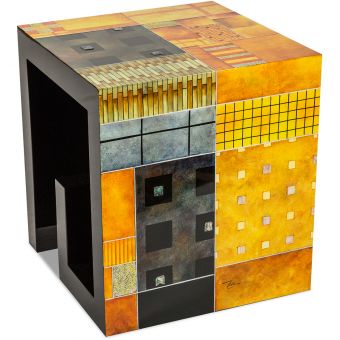 AICO Michael Amini Illusions Square End Table
