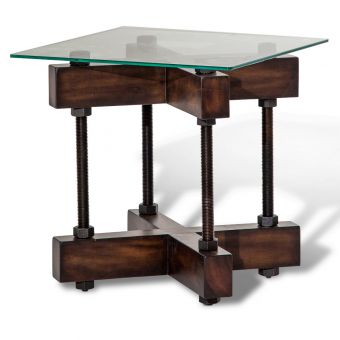 AICO Michael Amini Killington End Table (CL1A) - CLEARANCE SALE