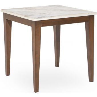AICO Michael Amini Balboa End Table - Warm Walnut