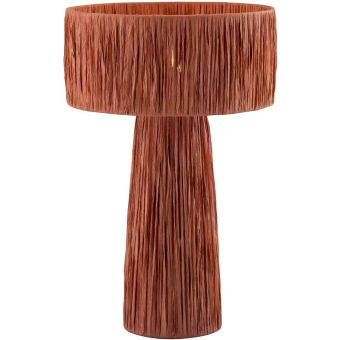 TOV Furniture Shelby Rafia Brick Table Lamp