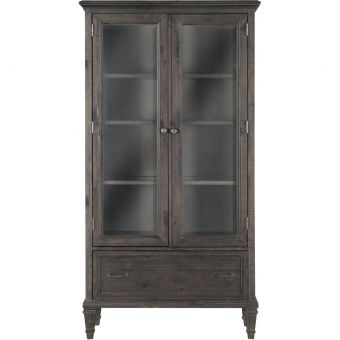 Magnussen Sutton Place Door Bookcase in Charcoal (Promo)