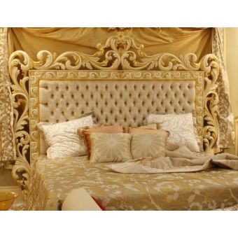 Francesco Molon Headboard Carved Bed