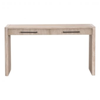 Essentials For Living Halloway 2-Drawer Console Table - Natural Gray