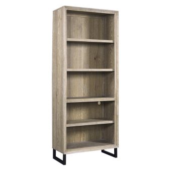 Aspenhome Harper Point Open Bookcase - Bleached Khaki