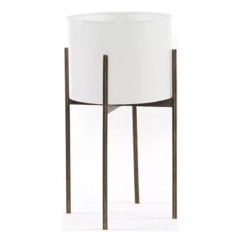 Four Hands Jed Planter - White High Gloss