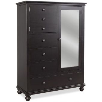 Aspenhome Oxford Chiffarobe - Rubbed Black