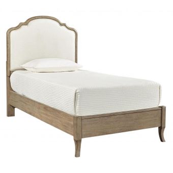 Aspenhome Provence Twin Upholstered Bed - Patine