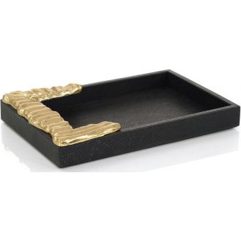 John Richard Trapz Vegan Snakeskin Tray Small
