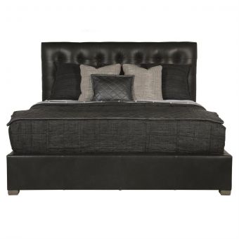 Bernhardt Furniture Avery Leather Panel Bed - Queen K1465