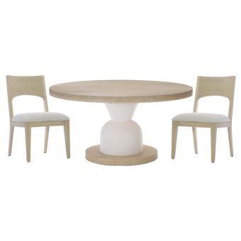 Bernhardt Solaria 3pc Dining Set with 2pc Side Chair