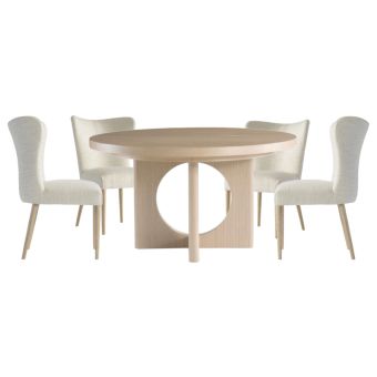 Bernhardt Modulum 5pc Dining Set with 4pc Side Chair