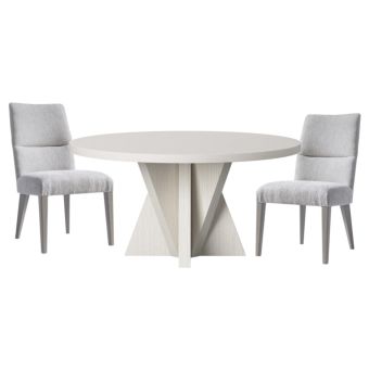 Bernhardt Stratum 3pc Dining Set with 2pc Side Chair