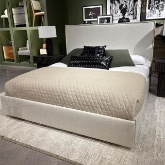 Bernhardt Loft Sawyer Storage Panel Bed, Queen #B502 Fabric