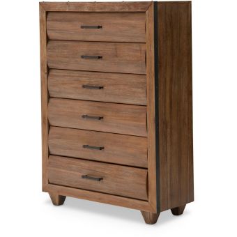 AICO Michael Amini Kathy Ireland Brooklyn Walk 6 Drawer Chest