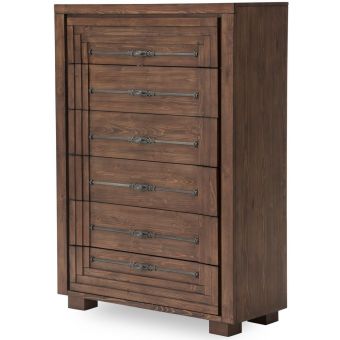 AICO Michael Amini Carrollton 6 Drawer Vertical Storage Cabinet