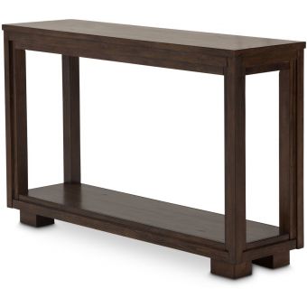 AICO Michael Amini Carrollton Console Table Rustic Ranch