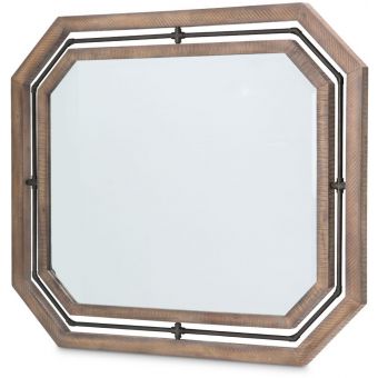 AICO Michael Amini Kathy Ireland Crossings Wall Mirror