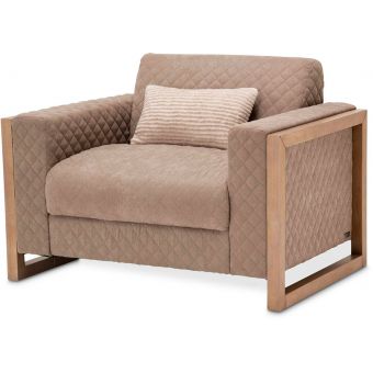 AICO Michael Amini Kathy Ireland Hudson Ferry Chair and a Half ABR