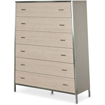 AICO Michael Amini Kathy Ireland Silverlake Village 6 Drawer Chest