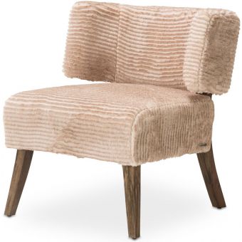 AICO Michael Amini A La Carte HalfMoon Curved Back Chair