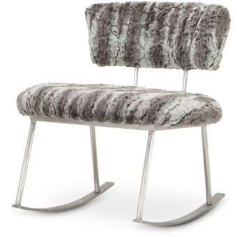 AICO Michael Amini Kathy Ireland A La Carte Pebble Beach Rocker Chair MND