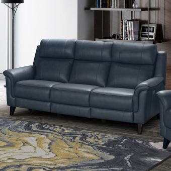 BarcaLounger Kester Sofa, Masen Bluegray