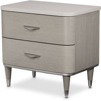 AICO Michael Amini Kathy Ireland Eclipse Night Stand