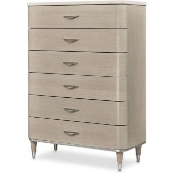 AICO Michael Amini Kathy Ireland Eclipse 6 Drawer Chest