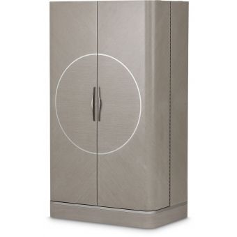 AICO Michael Amini Kathy Ireland Eclipse Footwear Cabinet