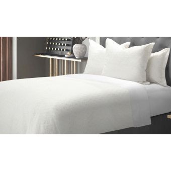 AICO Michael Amini Kristel 6pc King Duvet Set - Natural