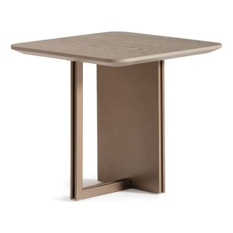 AICO Michael Amini Canberra End Table in Light Ash
