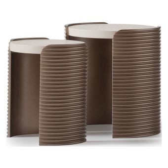 AICO Michael Amini Mod Dream Nesting Tables in Rich Champagne