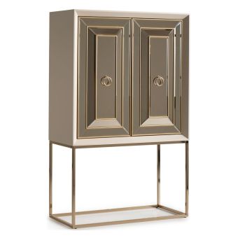 AICO Michael Amini Madison Bar in Glistening Gold