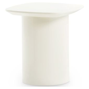 AICO Michael Amini Le Montreaux Accent Table in Cloud White