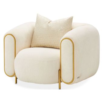 AICO Michael Amini Sassani Chair in Crepe